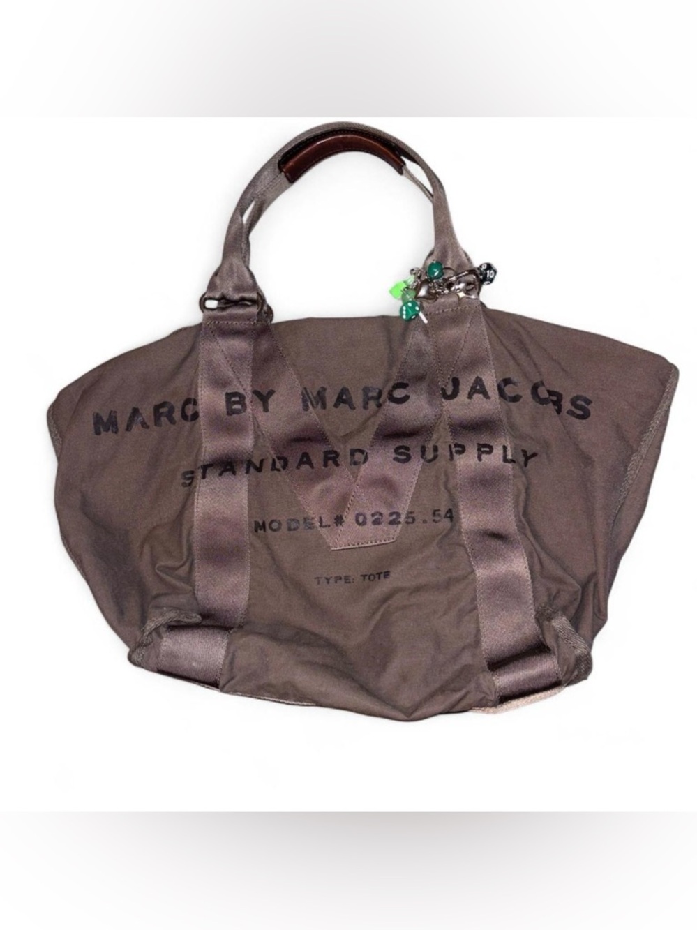 Marc by Marc Jacobs Brown Canvas Tote